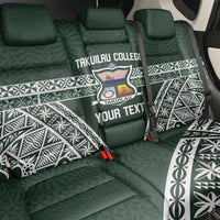 Personalised Tonga Takuilau College Back Car Seat Cover 50th Anniversary Ngatu Kupesi - Polynesian Pride