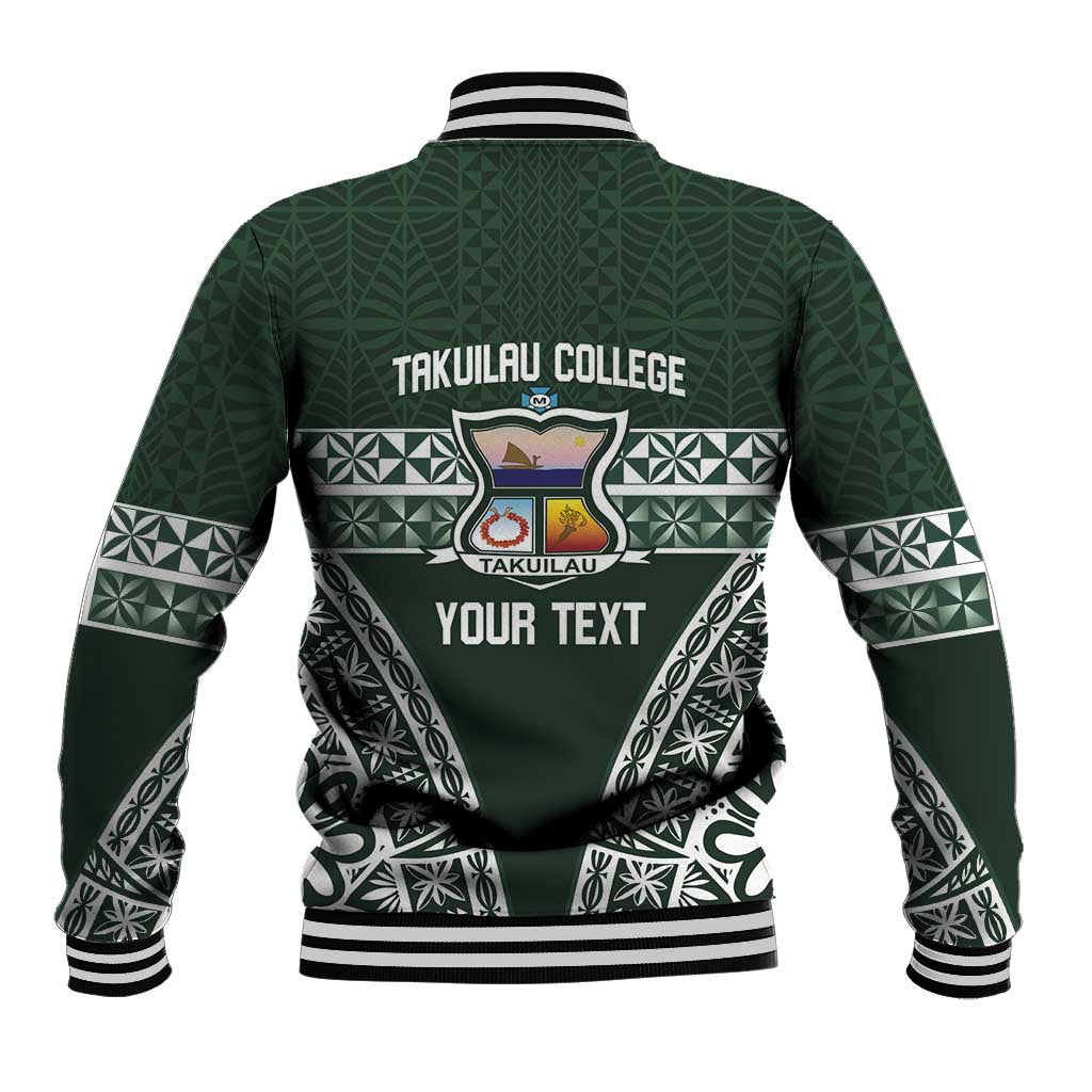 Personalised Tonga Takuilau College Baseball Jacket 50th Anniversary Ngatu Kupesi - Polynesian Pride