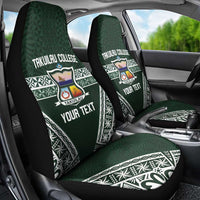 Personalised Tonga Takuilau College Car Seat Cover 50th Anniversary Ngatu Kupesi - Polynesian Pride