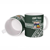 Personalised Tonga Takuilau College Ceramic Mug 50th Anniversary Ngatu Kupesi - Polynesian Pride