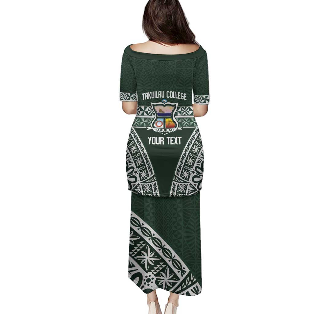 Personalised Tonga Takuilau College Family Matching Puletasi and Hawaiian Shirt 50th Anniversary Ngatu Kupesi - Polynesian Pride