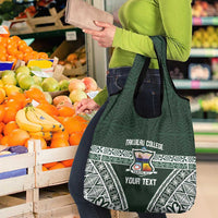 Personalised Tonga Takuilau College Grocery Bag 50th Anniversary Ngatu Kupesi - Polynesian Pride