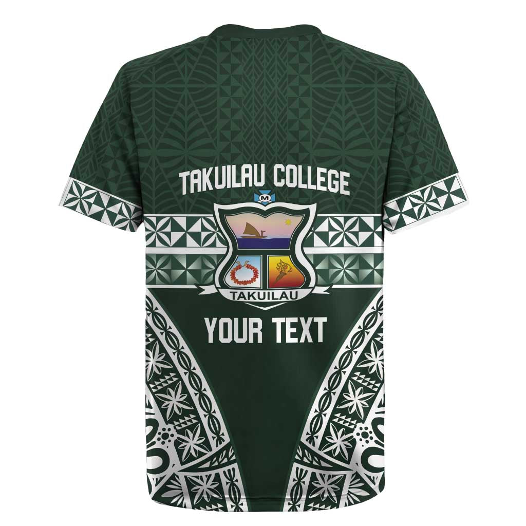 Personalised Tonga Takuilau College Rugby Jersey 50th Anniversary Ngatu Kupesi - Polynesian Pride