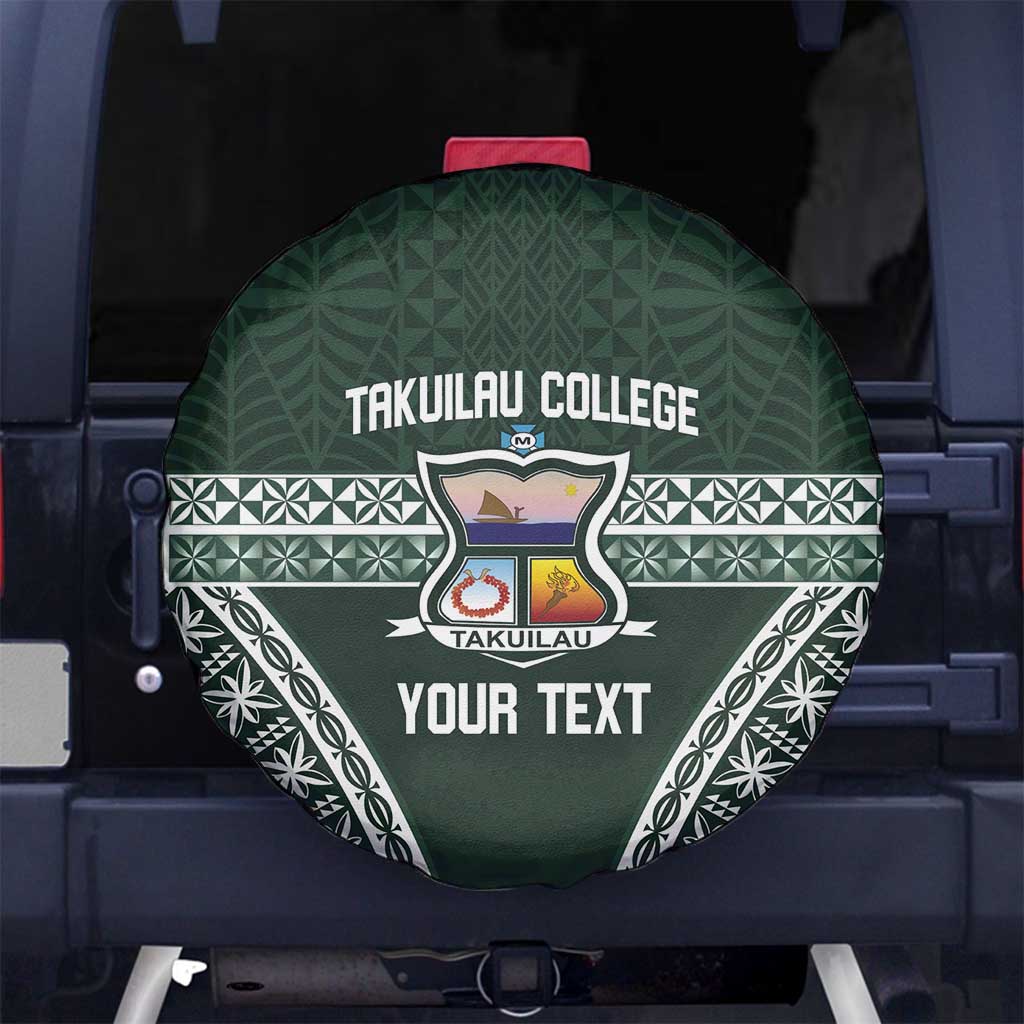 Personalised Tonga Takuilau College Spare Tire Cover 50th Anniversary Ngatu Kupesi - Polynesian Pride