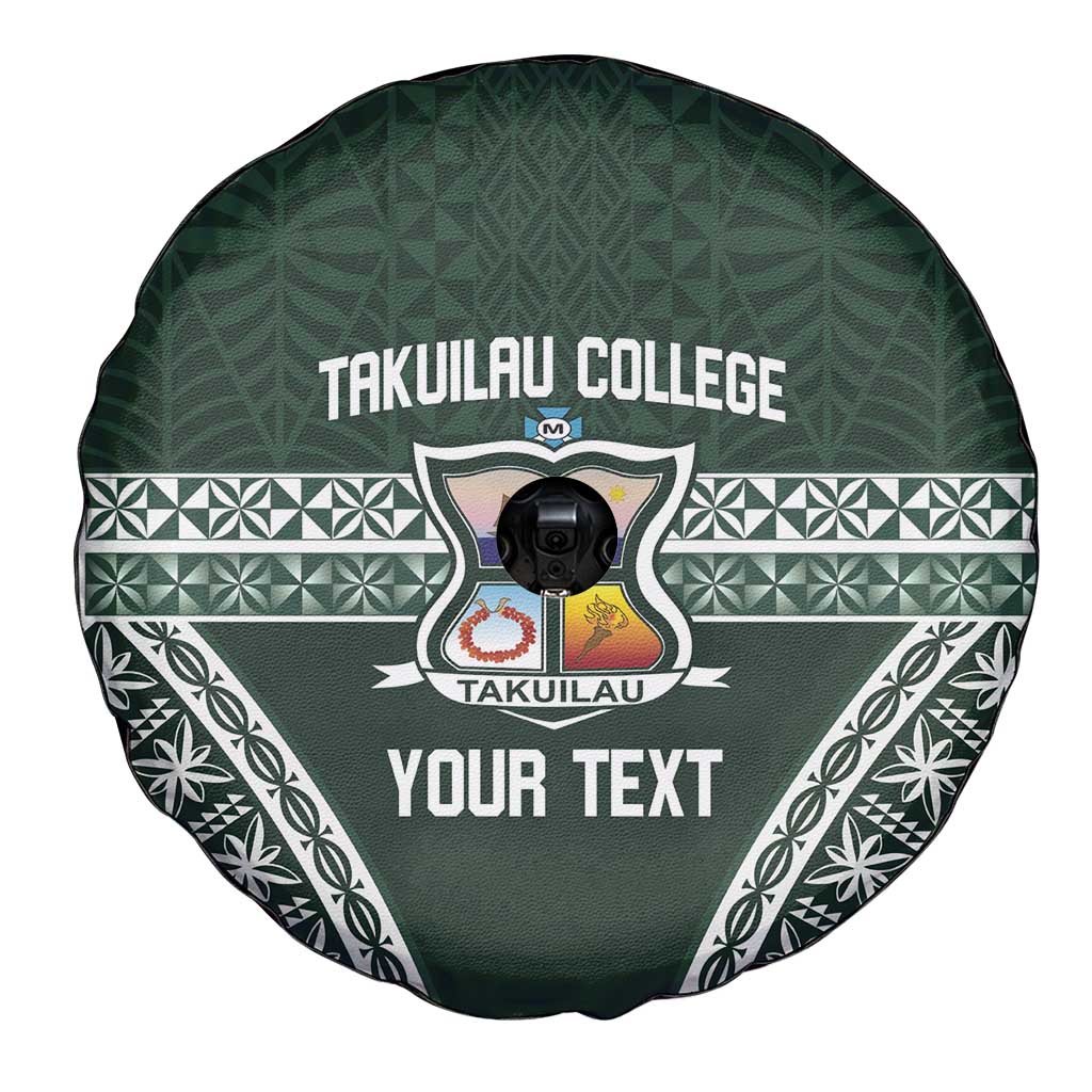 Personalised Tonga Takuilau College Spare Tire Cover 50th Anniversary Ngatu Kupesi - Polynesian Pride