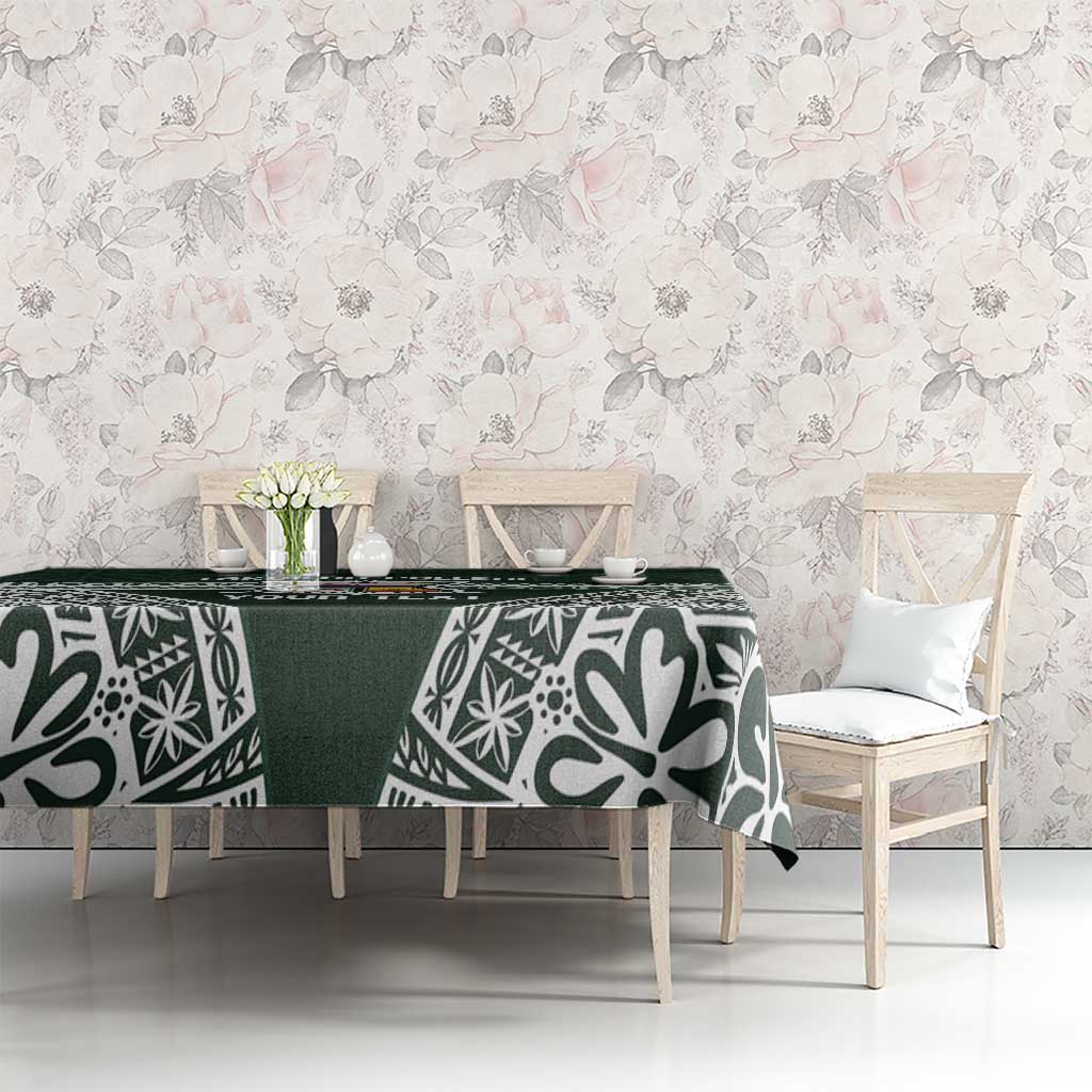 Personalised Tonga Takuilau College Tablecloth 50th Anniversary Ngatu Kupesi - Polynesian Pride