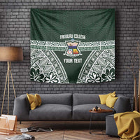 Personalised Tonga Takuilau College Tapestry 50th Anniversary Ngatu Kupesi - Polynesian Pride