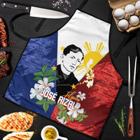 Philippines Rizal Day Apron Filipino Sampaguita Grunge Style - Polynesian Pride