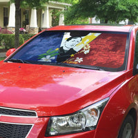 Philippines Rizal Day Auto Sun Shade Filipino Sampaguita Grunge Style LT14 - Polynesian Pride