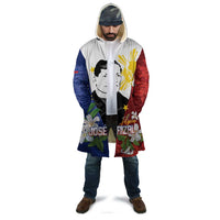 Philippines Rizal Day Cloak Filipino Sampaguita Grunge Style - Polynesian Pride