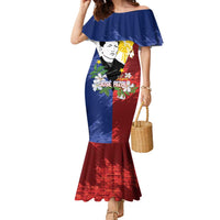 Philippines Rizal Day Family Matching Mermaid Dress and Hawaiian Shirt Filipino Sampaguita Grunge Style - Polynesian Pride