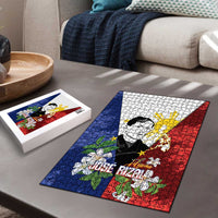 Philippines Rizal Day Puzzle Filipino Sampaguita Grunge Style - Polynesian Pride