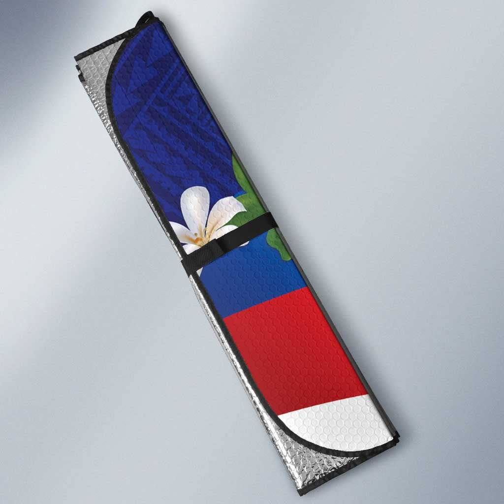 Philippines Rizal Day Auto Sun Shade Filipino Motto Stella Polynesian Pattern LT14 - Polynesian Pride