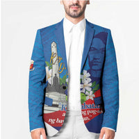 Philippines Rizal Day Blazer Filipino Motto Stella Polynesian Pattern - Polynesian Pride
