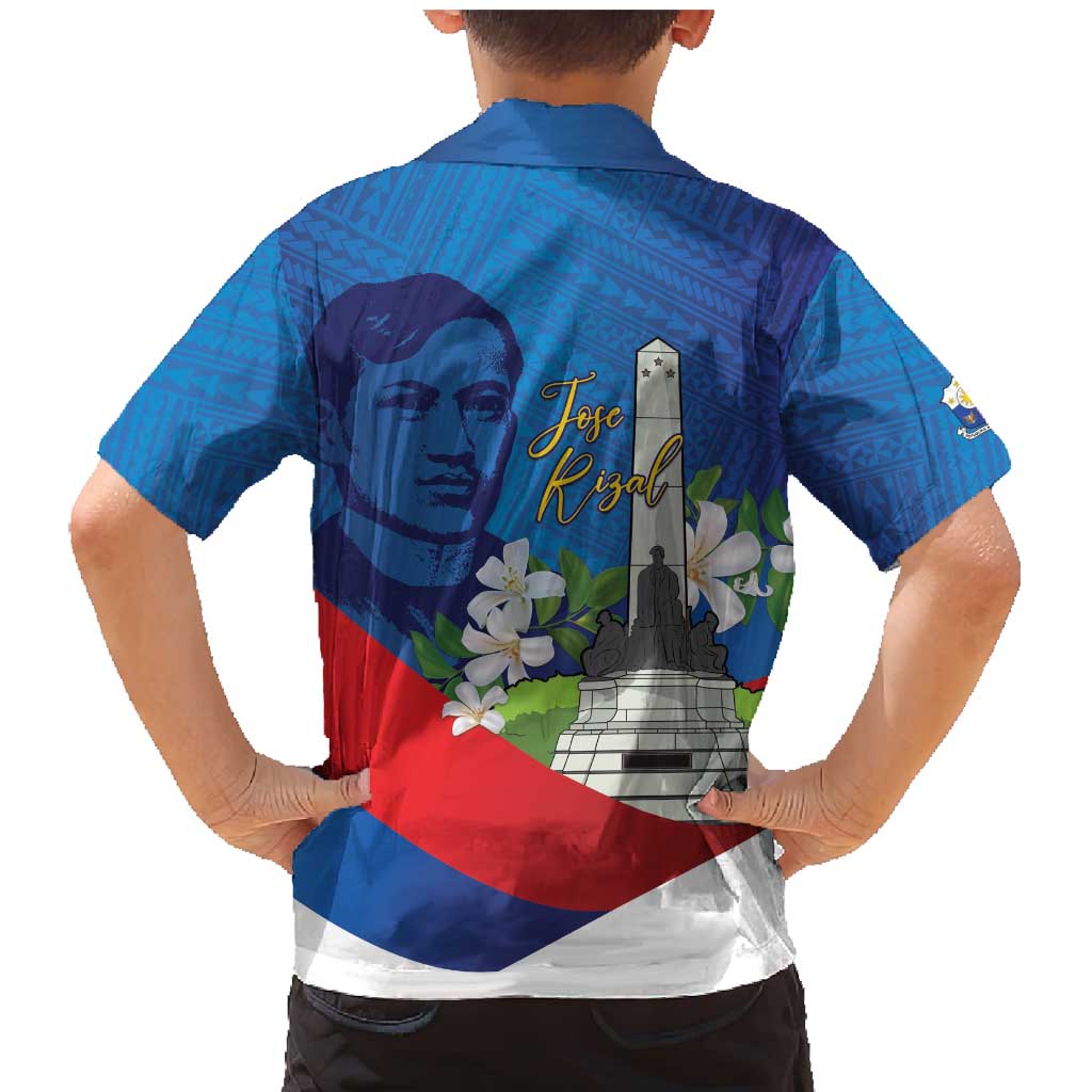 Philippines Rizal Day Family Matching Mermaid Dress and Hawaiian Shirt Filipino Motto Stella Polynesian Pattern - Polynesian Pride