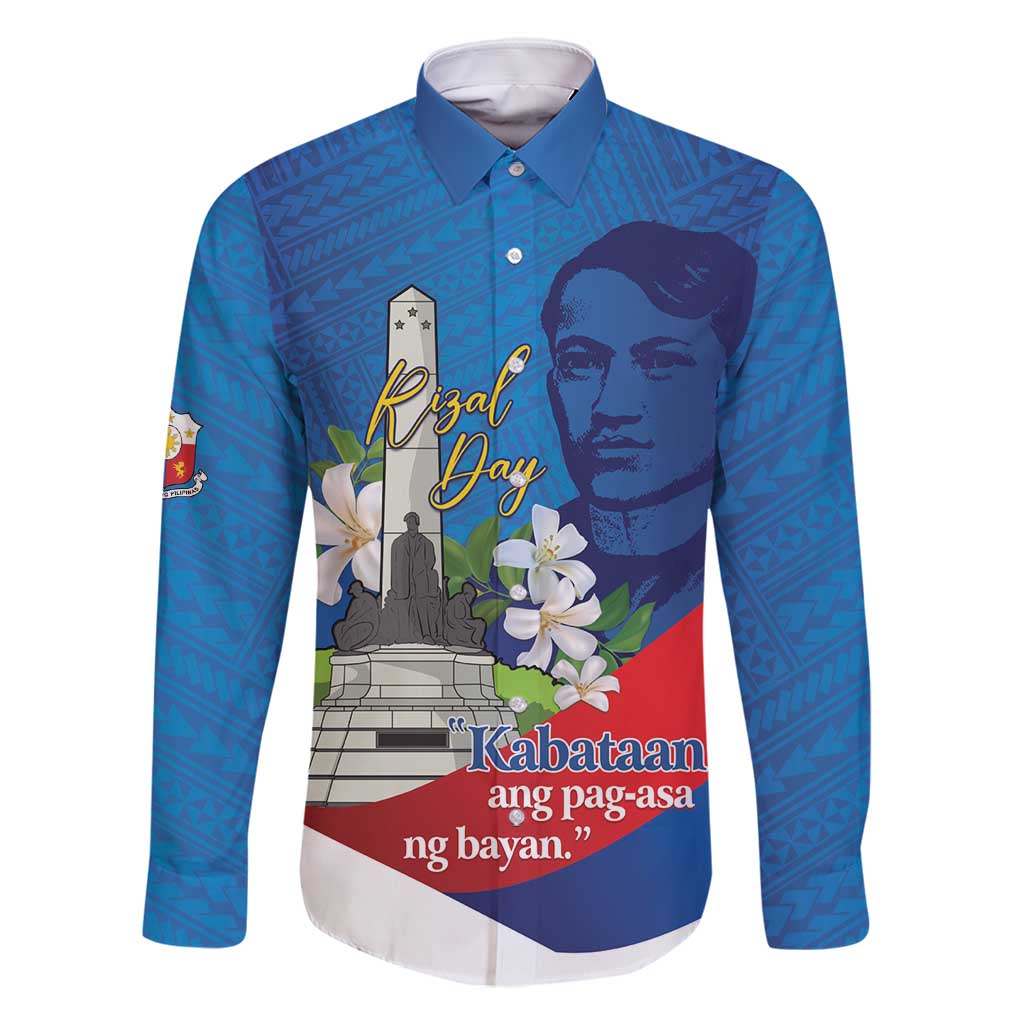 Philippines Rizal Day Family Matching Mermaid Dress and Hawaiian Shirt Filipino Motto Stella Polynesian Pattern - Polynesian Pride