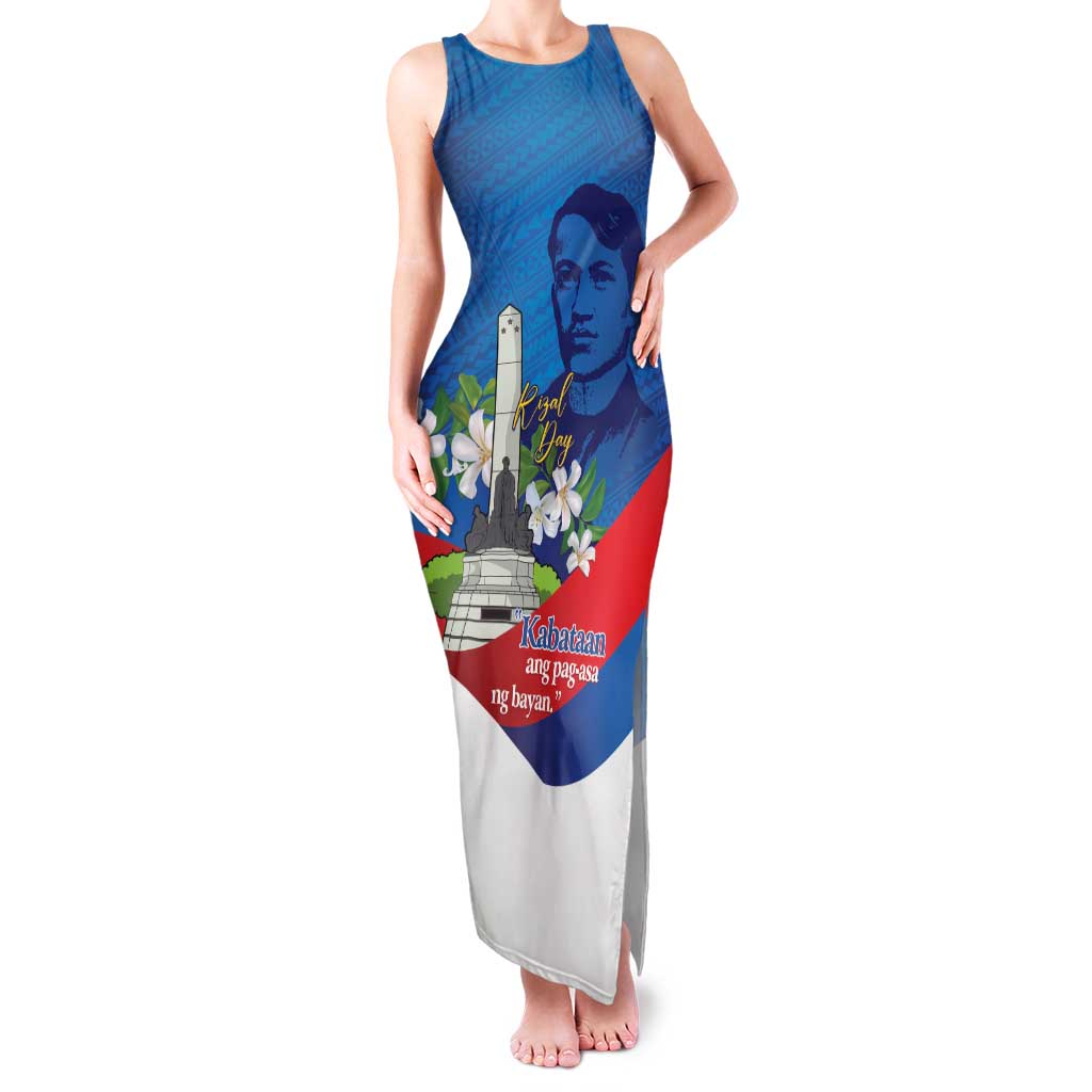 Philippines Rizal Day Family Matching Tank Maxi Dress and Hawaiian Shirt Filipino Motto Stella Polynesian Pattern - Polynesian Pride