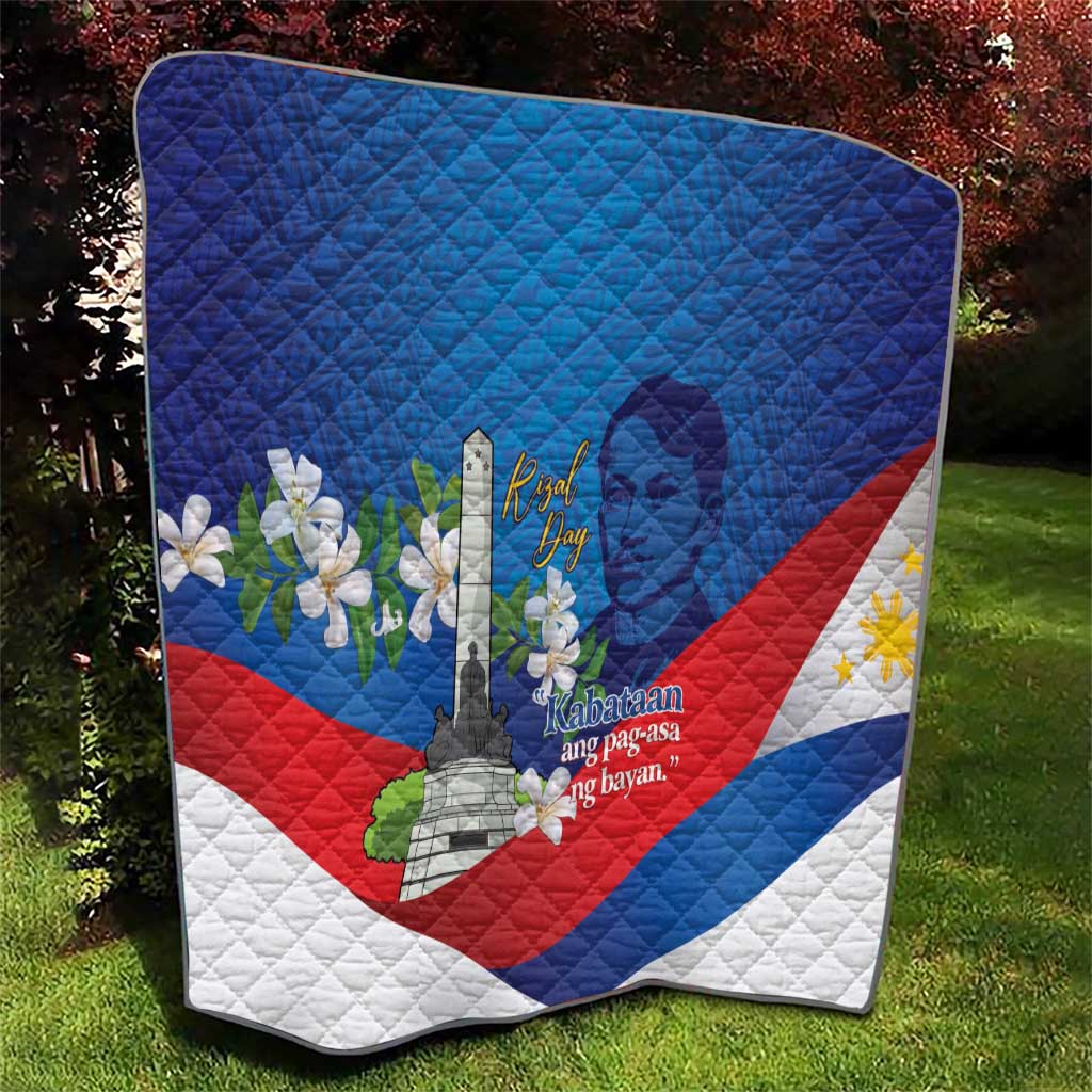 Philippines Rizal Day Quilt Filipino Motto Stella Polynesian Pattern - Polynesian Pride