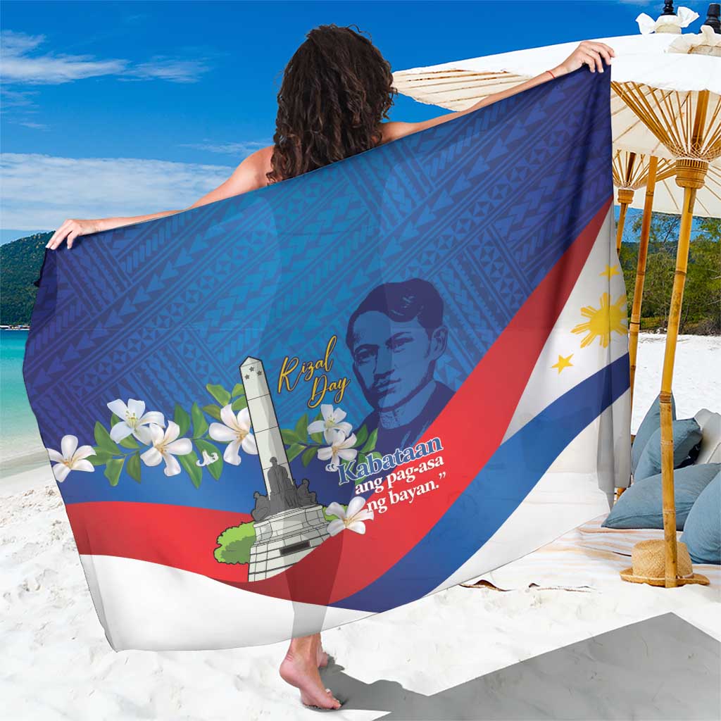 Philippines Rizal Day Sarong Filipino Motto Stella Polynesian Pattern - Polynesian Pride