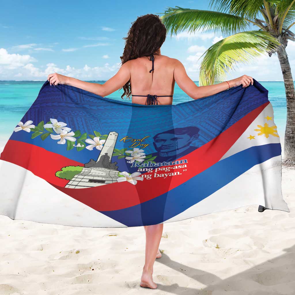 Philippines Rizal Day Sarong Filipino Motto Stella Polynesian Pattern - Polynesian Pride