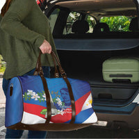Philippines Rizal Day Travel Bag Filipino Motto Stella Polynesian Pattern - Polynesian Pride