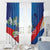 Philippines Rizal Day Window Curtain Filipino Motto Stella Polynesian Pattern - Polynesian Pride