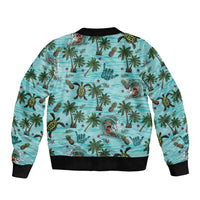 Aloha Hawaii Surfing Tropical Seamless Bomber Jacket LT14 - Polynesian Pride