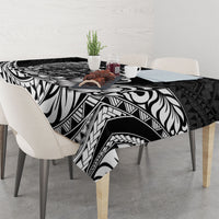 Hawaii Surfing Personalized Tablecloth Born To Surf Tiki Hawaiian Pattern LT14 - Polynesian Pride