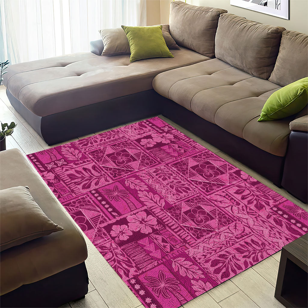Hawaii Rainforest Beach Tropical Flowers Area Rug LT14 - Polynesian Pride