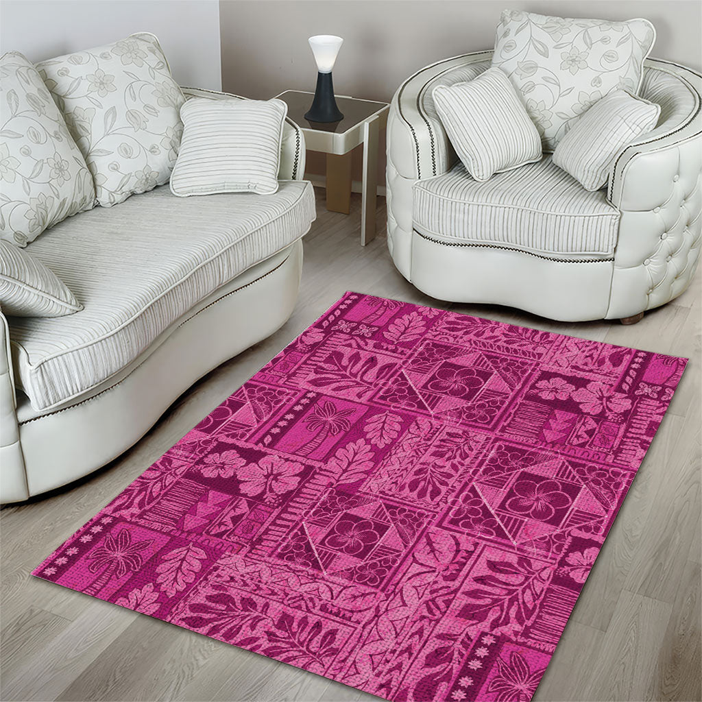 Hawaii Rainforest Beach Tropical Flowers Area Rug LT14 - Polynesian Pride