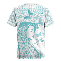 Polynesia Cervical Cancer Awareness Month Rugby Jersey Polynesian Women Faith Hope Love!