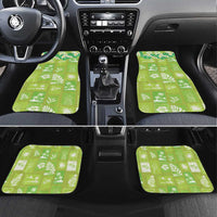Aloha Hawaii Tuberose Lei Car Mats Tropical Vibes Green Color - Polynesian Pride