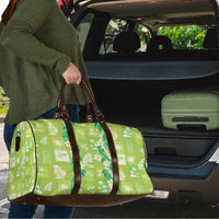 Aloha Hawaii Tuberose Lei Travel Bag Tropical Vibes Green Color - Polynesian Pride