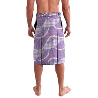 Purple Hawaii Palaka Honohono Pikake Lavalava Hawaiian Orchid Lei Polynesian Pattern - Polynesian Pride