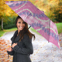Pink Hawaii Palaka Honohono Pikake Umbrella Hawaiian Orchid Lei Polynesian Pattern - Polynesian Pride