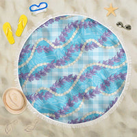 Blue Hawaii Palaka Honohono Pikake Beach Blanket Hawaiian Orchid Lei Polynesian Pattern - Polynesian Pride