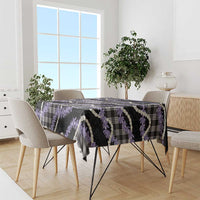 Black Hawaii Palaka Honohono Pikake Tablecloth Hawaiian Orchid Lei Polynesian Pattern - Polynesian Pride