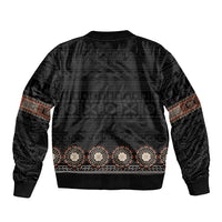 Bula Fiji Dashiki Vintage Fijian Masi Tapa Pattern Bomber Jacket LT14 - Polynesian Pride