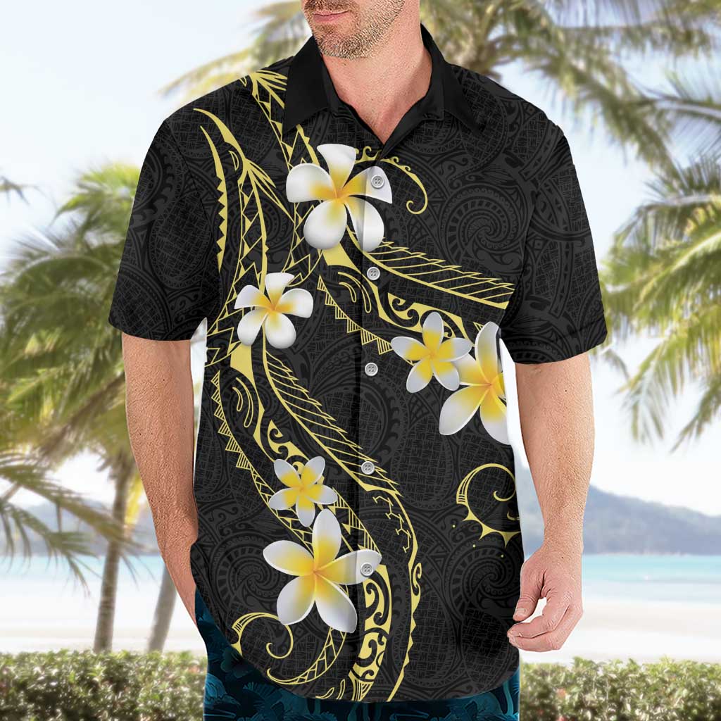 Polynesia Tattoo With Plumeria Hawaiian Shirt Elegant Vibes LT14 - Polynesian Pride
