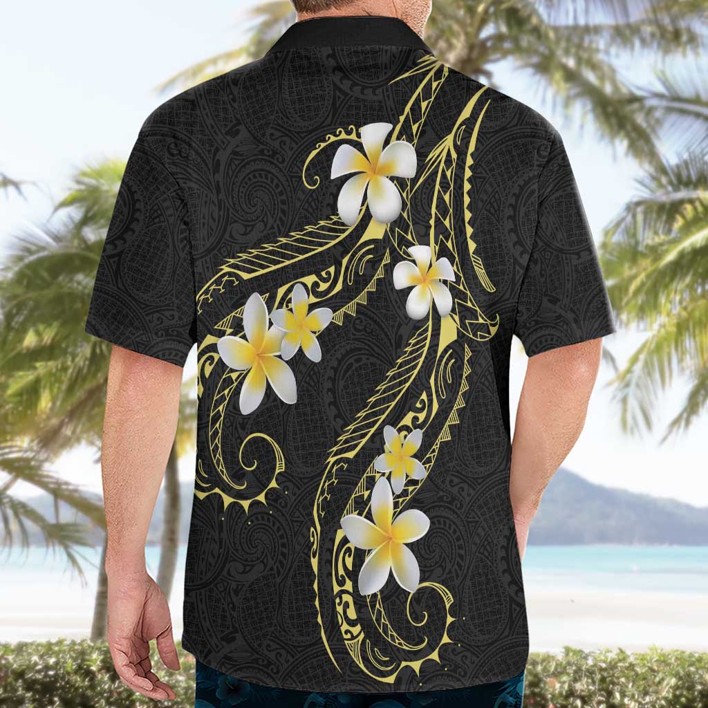 Polynesia Tattoo With Plumeria Hawaiian Shirt Elegant Vibes LT14 - Polynesian Pride