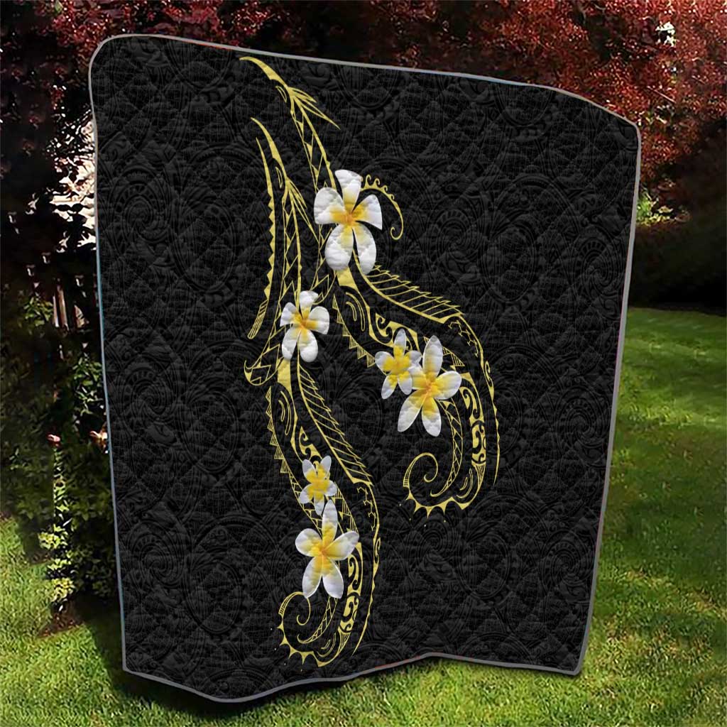 Polynesia Tattoo With Plumeria Quilt Elegant Vibes