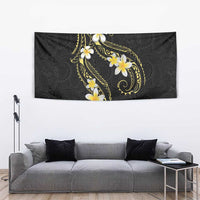 Polynesia Tattoo With Plumeria Tapestry Elegant Vibes