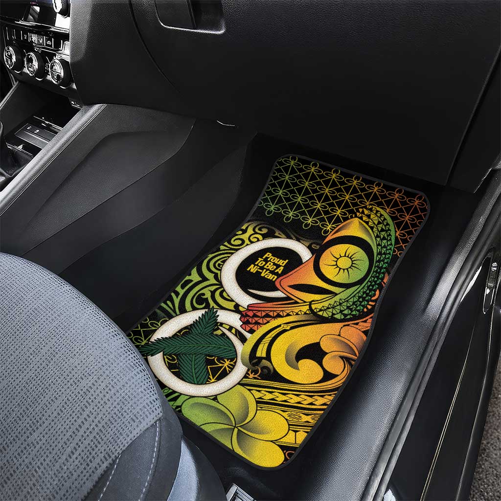 Vanuatu 1980 Car Mats Ni-Van Tamtam Sand Drawing Pattern