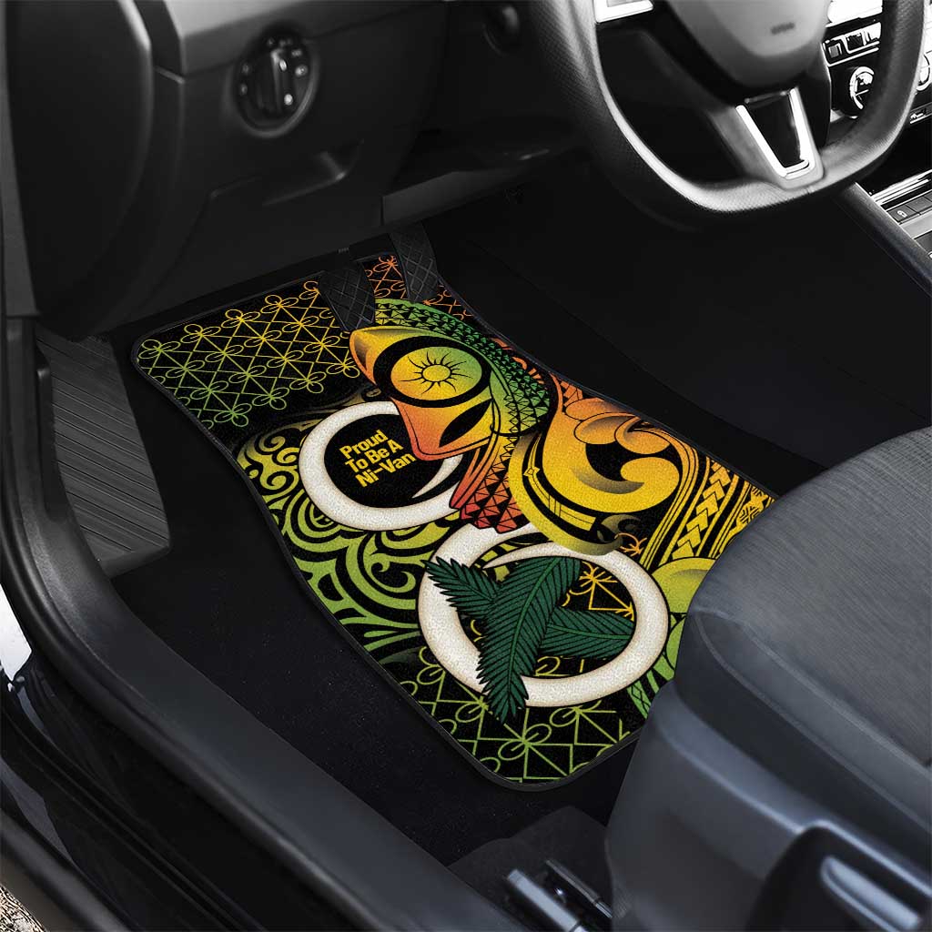 Vanuatu 1980 Car Mats Ni-Van Tamtam Sand Drawing Pattern