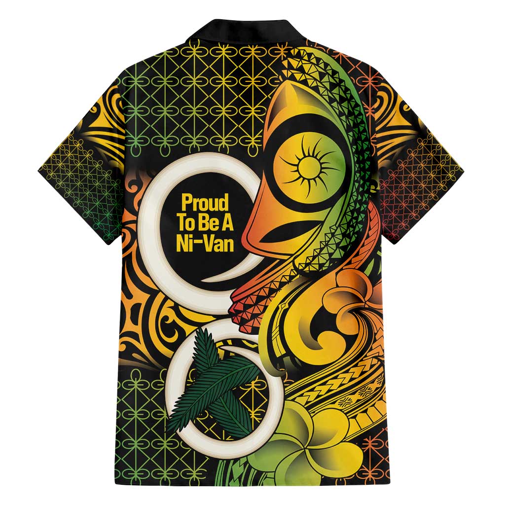 Vanuatu 1980 Family Matching Off Shoulder Short Dress and Hawaiian Shirt Ni-Van Tamtam Sand Drawing Pattern