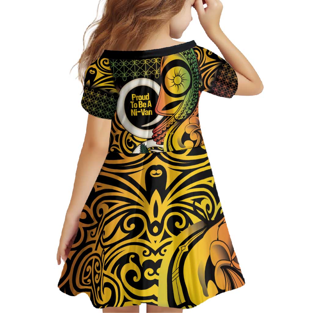 Vanuatu 1980 Family Matching Summer Maxi Dress and Hawaiian Shirt Ni-Van Tamtam Sand Drawing Pattern