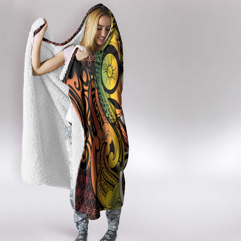 Vanuatu 1980 Hooded Blanket Ni-Van Tamtam Sand Drawing Pattern