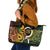 Vanuatu 1980 Leather Tote Bag Ni-Van Tamtam Sand Drawing Pattern