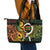 Vanuatu 1980 Leather Tote Bag Ni-Van Tamtam Sand Drawing Pattern