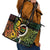 Vanuatu 1980 Leather Tote Bag Ni-Van Tamtam Sand Drawing Pattern